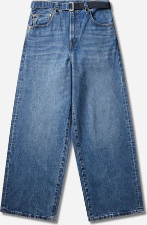 Levi's Sacai Belted Wide Pants Washed Indigo