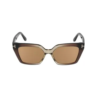Tom Ford Sunglasses, unisex, Brown, Size: 53 MM Ft1030 Sunglasses