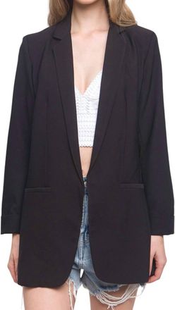 Love Tree Walk The Walk Blazer In Black
