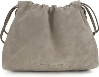 Brunello Cucinelli Suede Pouch Bag