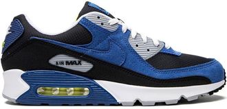 Nike Air Max 90 Black/Atlantic Blue sneakers - unisex - Calf Leather - 11.5