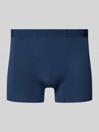 Schiesser Trunks mit elastischem Bund und Label-Detail in Marine, Gr&ouml;&szlig;e XXL