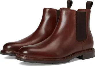 Cole Haan Roundhill Grand Boots Mens Brown Leather Ankle Chelsea ZOGG3633