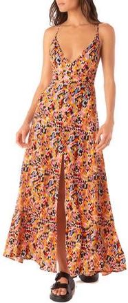 Maaji Prism Cat Mathilda Cover-Up Sundress in Open Orange at Nordstrom Rack, Size Medium