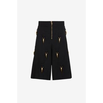 Roberto Cavalli Tiger Tooth Embellished Shorts, Brand Size 48 ( US Size 32 )