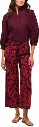 Figue Emilia Lace Top In Mulberry