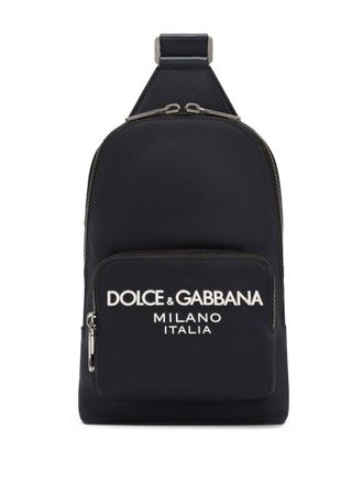 Dolce & Gabbana Zaino con logo - Blu