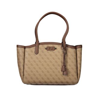 Guess Beige Polyurethane Womens Bag