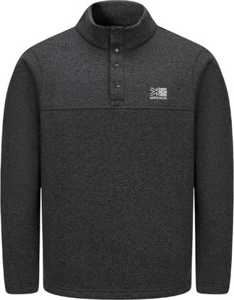 Karrimor Fleece met lange mouwen voor heren in urban-stijl (Zwarte mergel)