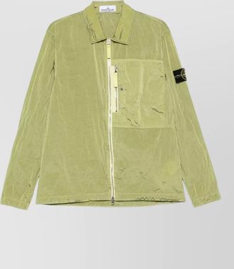 Stone Island nylon econyl jacket regular fit design