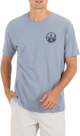 Hurley Window of Sand Graphic T-Shirt in Worker Blue at Nordstrom, Size Xx-Large