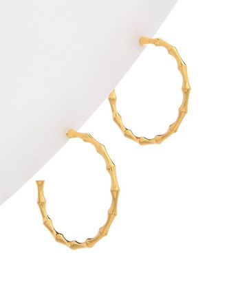 Eyecandy LA Eye Candy La Luxe Collection 24K Plated Cz Lana Earrings