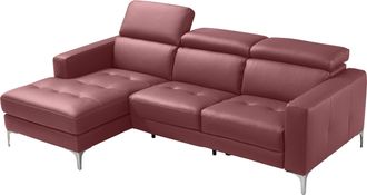 Egoitaliano Ecksofa »Matt, erstklassiger Sitzkomfort, aufwendige Detailverarbeitung, L-Form« mit verstellbaren Kopfteilen zum Relaxen