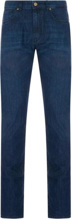 Incotex Division Jeans - Heren - Slim Fit Jeans - Blauw - W34 - Katoen - Jeans