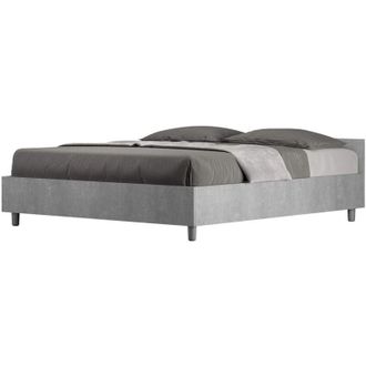 Les Tendances Les Tendances - Letto Matrimoniale - nuamo - Tipologia Letto: Senza Rete - Colore: Grigio - Dimensione Rete: 160x200