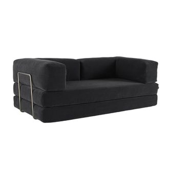 Sweeek Sof&aacute; cama envasado al vac&iacute;o plegable fut&oacute;n de pana con estructura