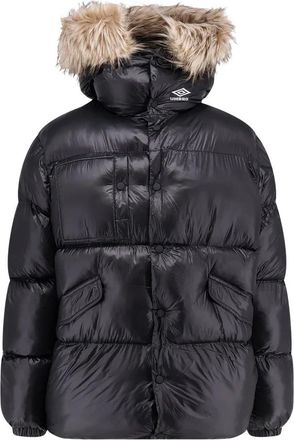 Umbro Duemila Puffer Jacket - Heren - Winterjassen - Zwart - L - Leer - Jassen