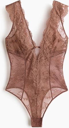 H&M Spitzenbody - Red