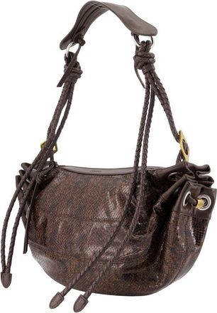 Isabel Marant Womens Maia Shoulder Bag Brown Calfskin