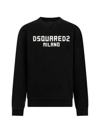 Dsquared2 Black Logo Crew Neck Sweatshirt