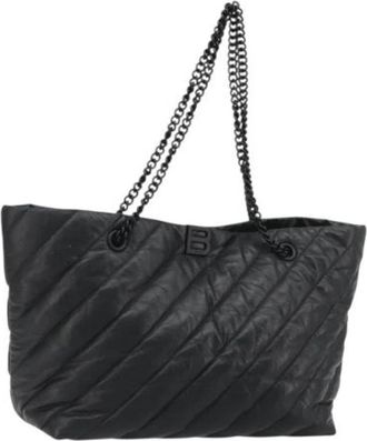Balenciaga Pre-owned Vintage Schoudertas - Dames - Vintage Schoudertas - Zwart - ONE Size - Leer - Vintage