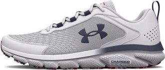 Under Armour Charged Assert 9 Running Shoes White Blue 3026743-100