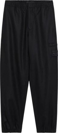 Stone Island 3100024 Wol Nylon Flanellen Broek - Heren - Sweatpants - Zwart - W29 - Wol - Broeken