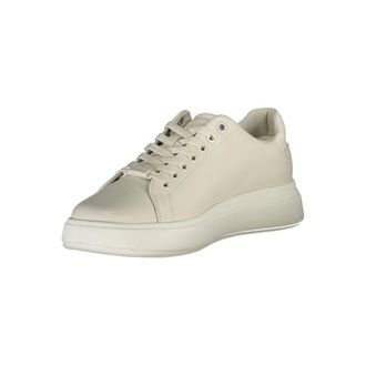 Calvin Klein Leather Sneaker - Beige