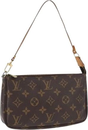 Louis Vuitton Pre-owned Shoulder Bags, female, Brown, Size: ONE SIZE Pre-owned Vintage Shoulder Bag
