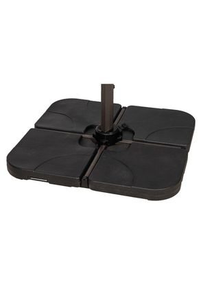 Royalcraft Water Fillable Base For Cross Base Cantilever Parasol - Set of 4 in Black