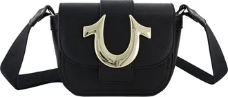True Religion Mini Flap Crossbody Bag in Black at Nordstrom Rack