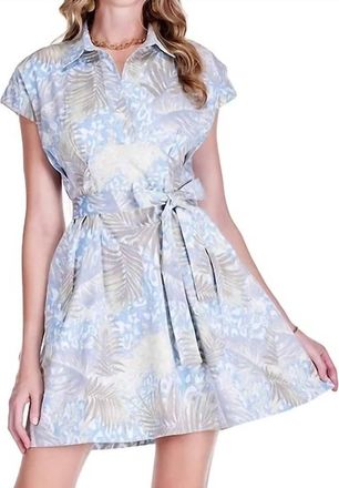 Jade Yoga Fit & Darts Dress In Desert Palm