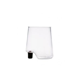 Zafferano Gamba de Vero Zafferano Bicchiere in vetro borosilicato colore Nero box 6 pezzi