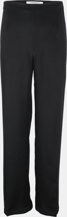 Marina Rinaldi Black Silk Blend Caddy Trousers