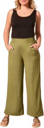 Tribal Pull On Pant In Loden