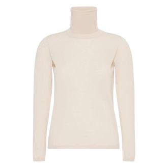 Max Mara Su&eacute;ter de cuello alto Saluto - Knitwear - Mujer - Blanco - XL
