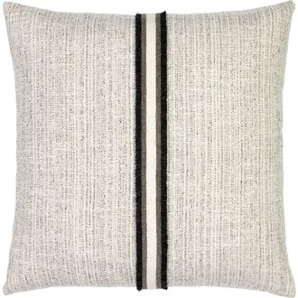 Elaine Smith Entity Linen with Chenille Band Applique Indoor & Outdoor Woven Accent Pillow at Nordstrom, Size 20X20