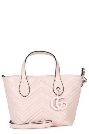 Gucci Light Pink GG Marmont Mini Tote