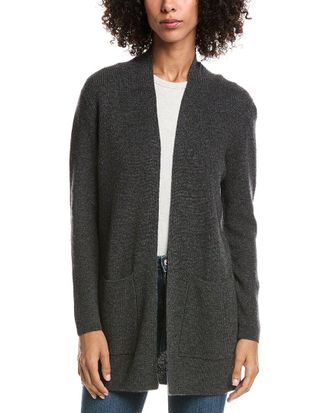 Fort&eacute; Cashmere Wool & Cashmere-Blend Drape Cardigan