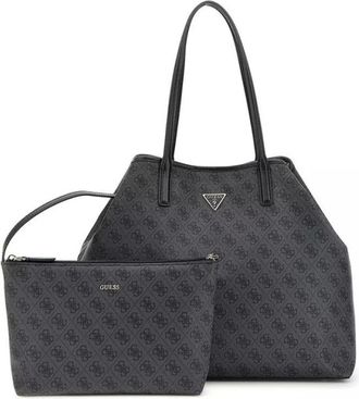 Guess Tassen, Dames, Zwart, ONE Size, Victtoria Large 2 In 1 Tote