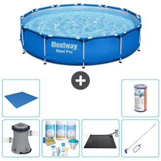 Bestway Piscina Bestway Steel Pro Redonda - 366x76 Cm - 8-piezas S22101