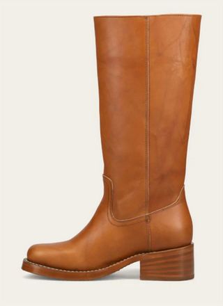 Frye Womens Campus 14L Boots In Saddle