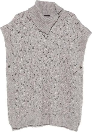 Fabiana Filippi Mujer, Chaquetas, Gris, Talla: ONE Size