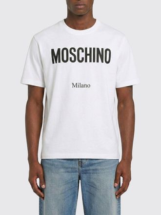 Moschino T-shirt in cotone con logo Moschino Couture