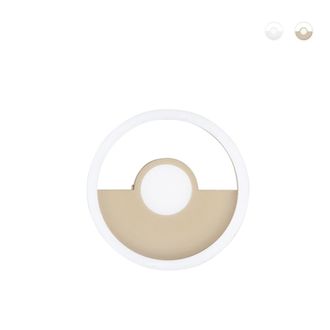 Luce-Ambiente-Design Plaf&oacute;n Led De Metal 14w Con Funci&oacute;n Cct 20cm Kandisky - Oro
