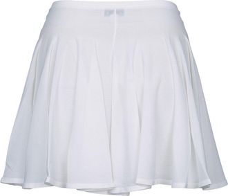 Alaia Womens Skirt White Linen