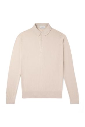 John Smedley Bramwell Slim-Fit Cotton Polo Shirt