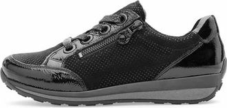 Ara Zwarte Osaka Sneaker met High Soft Technologie - Dames - Sneakers - Zwart - 41 1/2 EU - Schoenen