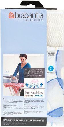 Brabantia Funda De Mesa Para Planchar Tama&ntilde;o C 124x45 Cm - Perfectflow - Brabantia