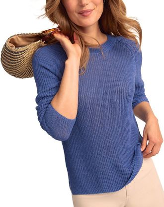 J.McLaughlin J. McLaughlin Napeague Linen-Blend Sweater